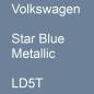 Preview: Volkswagen, Star Blue Metallic, LD5T.